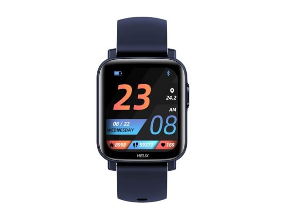 Helix METALFIT 2.0 smartwatch with Bluetooth Calling, 1.5" HD IPS Full-Touch Display, SPO2, Body Temperature & BP Measurement, 20 Sports Modes and Unlimited Watch Faces