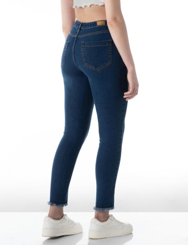 INKD Women's Slim Fit Jeans - Mid-Rise| Enzyme Wash and Classic 5 Pocket Styling
