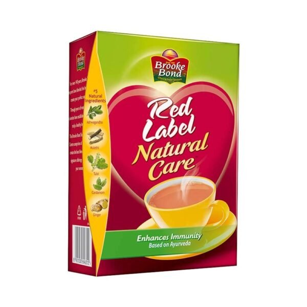 Bansi Brooke Bond Red Label Natural Care Tea, Green, Powder, 500 Gm Pack