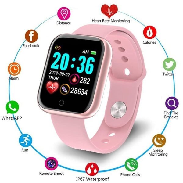 TRIDEO 𝗰𝗼𝗺𝗯𝗼 C737-FW-12 Smart Watch 1.3'' Full Touch Smartwatch with 24x7 Dynamic Heart Rate & F9 Bluetooth 5.0 TWS Earbuds with Digital Stereo Music True Wireless Bluetooth Headset