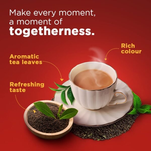 Red Label Brooke Bond Basil, Cardamom, Loose Leaf Ginger 100 Grams