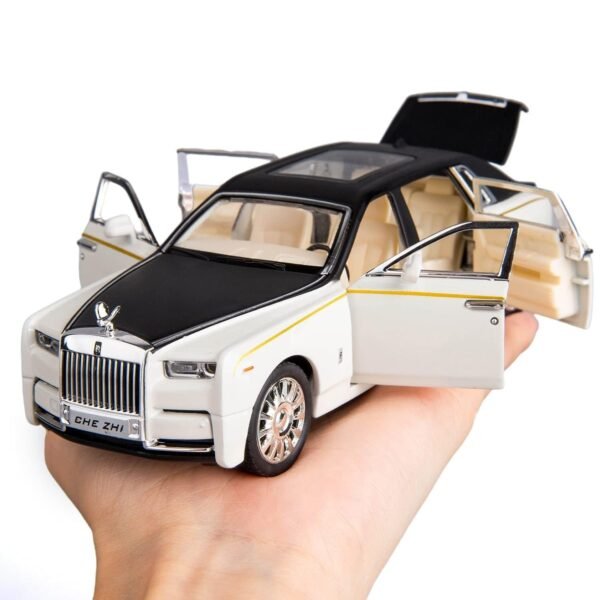 Okean® 1/32 Phantom Model Car Zinc Alloy Pull Back Toy Diecast Toy Cars with Openable Doors, Sound and Light for Kids Boy Girl Gift(Multi Color)