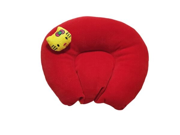 Baby Care Products - Mustard Seeds Head Shaping Baby Pillow | Cotton Mattress Protector Drysheet | Rattle Fruit Feeder with Storage Box | China Bibs (Mustard Seed Pillow Red for 0-9 Months)