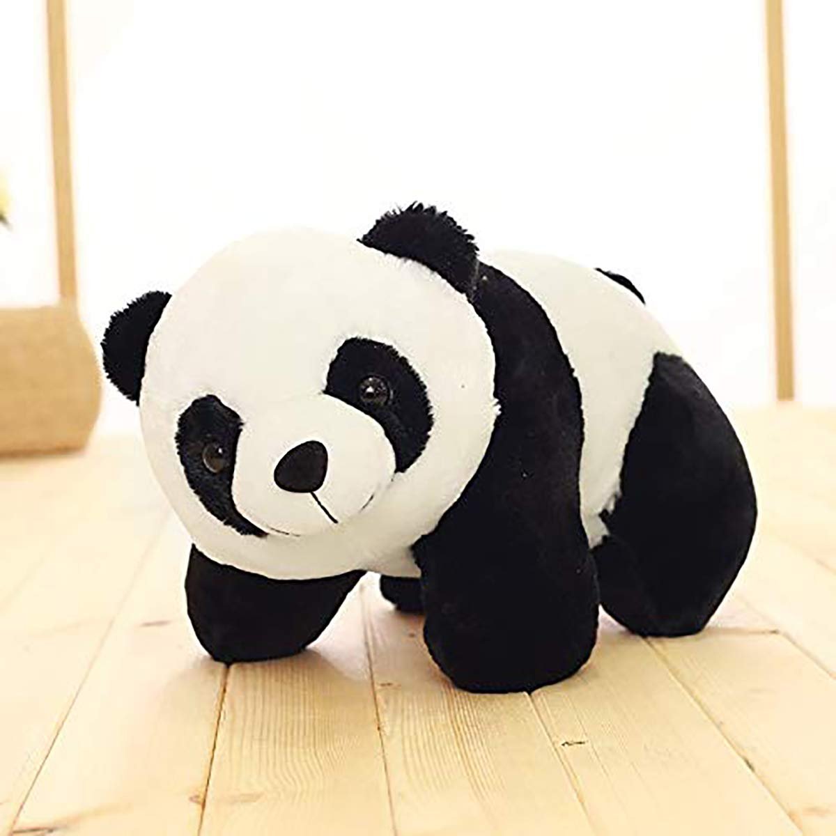 LOVEY DOVEY Soft/Cuddle Small Black and White Panda Teddy Bear 26 cm