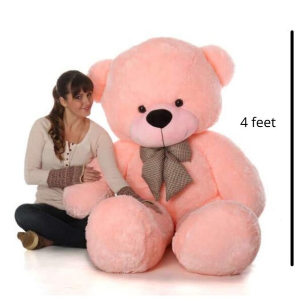 HUG 'n' FEEL SOFT TOYS Teddy Bear 5 feet for Girls, Soft Toys for Kids, Birthday Gift for Girls,Wife,Girlfriend,Husband(Pink, 5 feet)