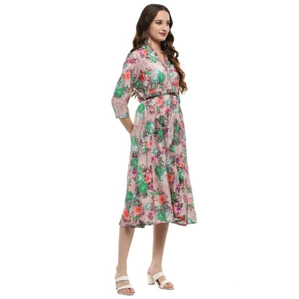 BIBA Women Formal Below The Knee Dress