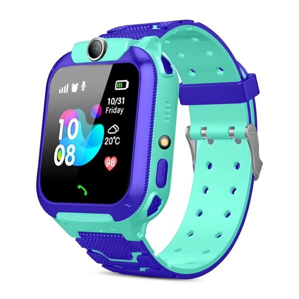 GameSir Kids Smartwatch for Boys & Girls, Men & Women, Sim Card Support, Location Tracker/GPS System, Music Player, Camera, Video,Notification, Alarm, Waterproof, Calling Smart Watch-Blue