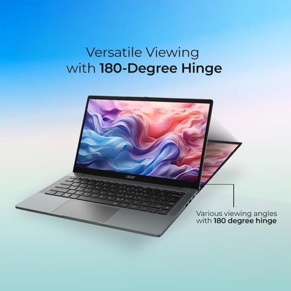 Acer Aspire 3 Intel Core i3-N305 Processor Laptop with 35.56 cm (14") Full HD LED-Backlit IPS Display (16 GB RAM/512 GB SSD/Intel Graphics/Win11 Home/38Wh) A324-31, Steel Gray, 1.45KG
