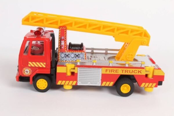Centy Toys Fire Ladder Truck, Plastic, Yellow, Kid