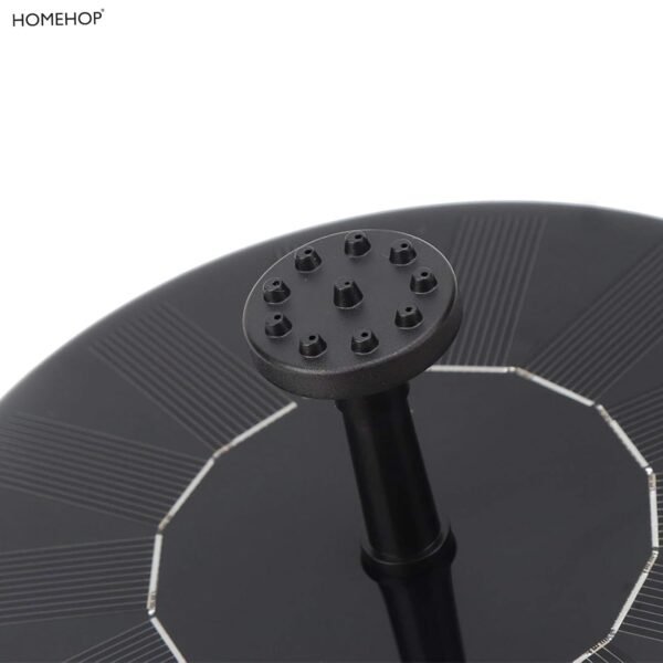 Homehop Solar Fountain For Garden Decorative Waterfall Sprinkler Floating Pump For Home Outdoor, Pond, Aquarium, and Pool With 8 Nozzles (ABS)
