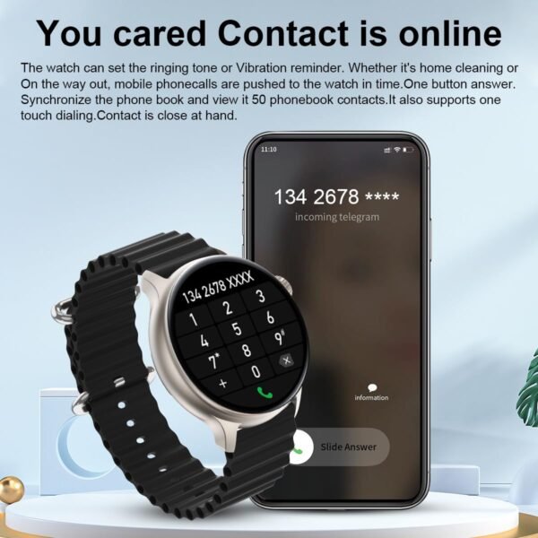 French Connection Nexus Premium Smart Watch with Black Silicone Strap - FCSW03-2