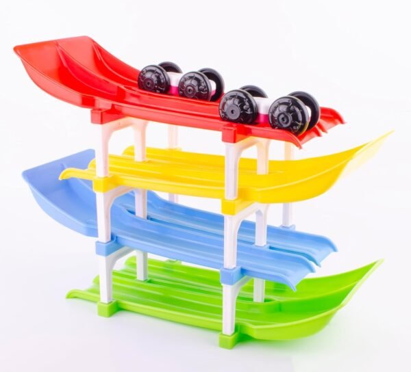 Toy Imagine 4 Car Ramp Race up The Excitement: Racer Ramp Car Toy for Boys and Girls - Birthday Gift for Thrilling Racing Fun