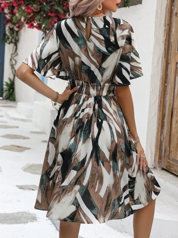 DHRUVI TRENDZ Rayon A-Line Standard Length One Piece Dresses for Women | Dress
