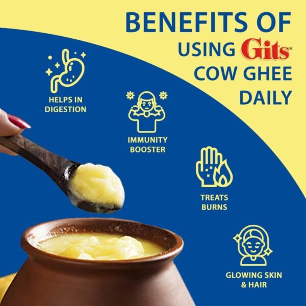 Gits Cow Ghee, Desi Ghee, 1L