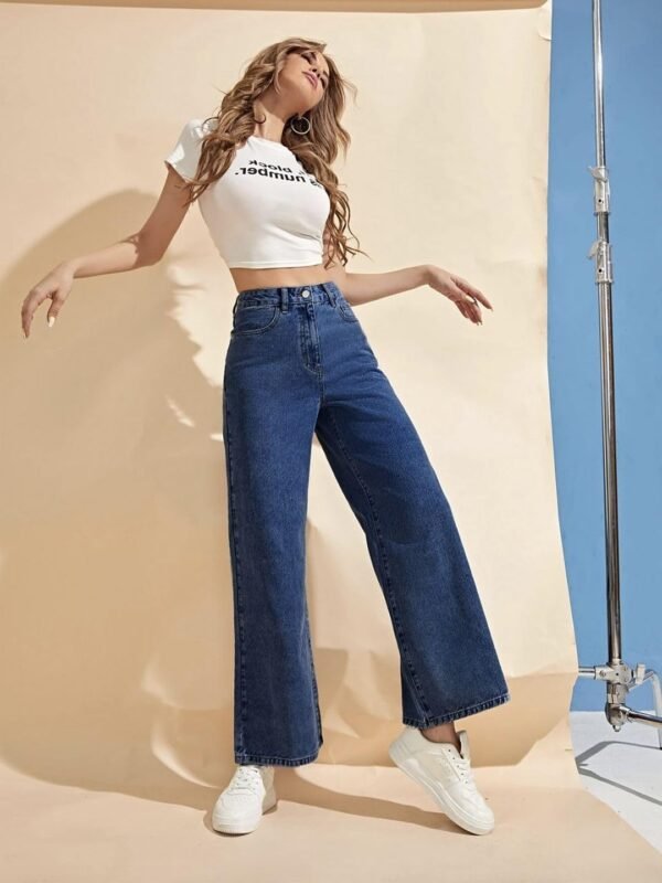 Masterly Weft Stretchable Slim Fit Dark Blue Color Jeans for Women's