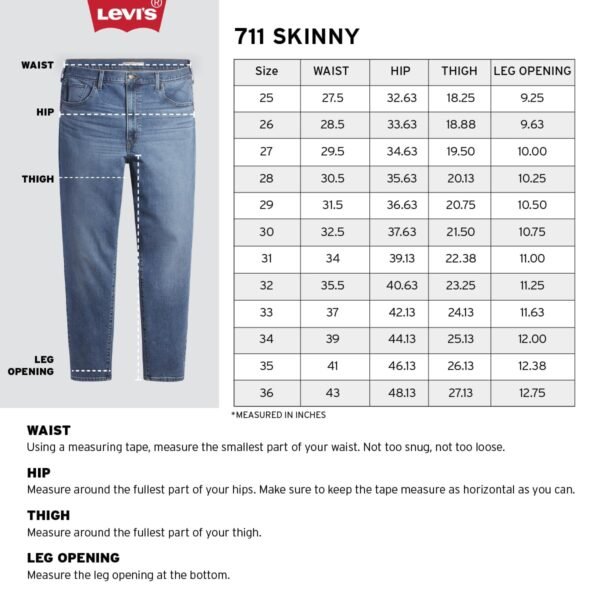 Levi's Women's 711 Regular Fit High-Rise Jeans