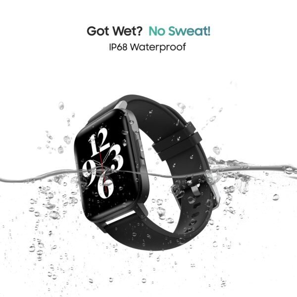 TAGG Verve NEO Smartwatch 1.69" HD Display | 60+ Sports Modes | 10 Days Battery | 150+ Maximum Watch Face Library | Waterproof | 24 * 7 HeartRate & Blood Oxygen Tracking | Games & Calculator | Black