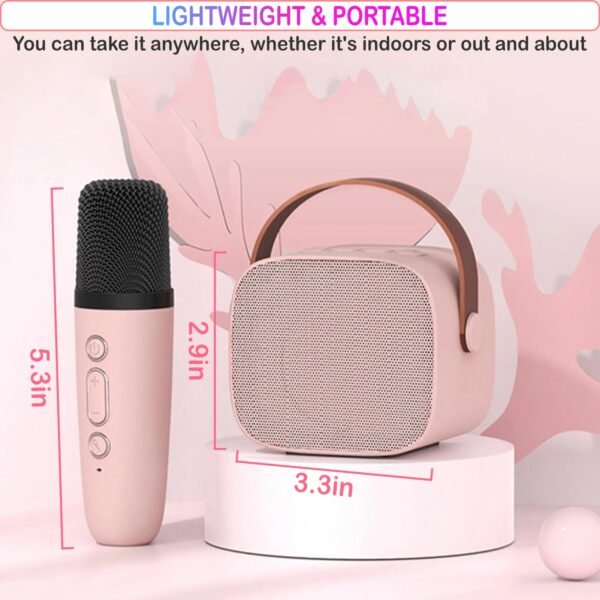 Kids Karaoke Machine Toy, 4-12 Years Old Girls Christmas Birthday Gift for Girls & Boys, Karaoke Toys Gifts for Girls Ages 4, 5, 6, 7, 8, 9, 10, 12 +Year Old Birthday Party.