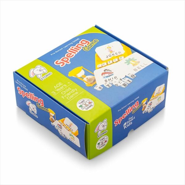 Storio Toys Spelling Brain Games for Kids with Flash Cards, 2 in 1 Matching Letter Games for Boys and Girls Sight Words Recognition Kindergarten Teaching Tools Preschool 3-8 Years WordPerfect Junior