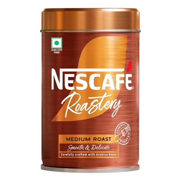 NESCAFE Roastery | Medium Roast | Crafted by Master Roasters | Elevate your coffee experience | Smooth & Delicate Taste | Premium Imported Coffee | 95g Tin (New Launch)