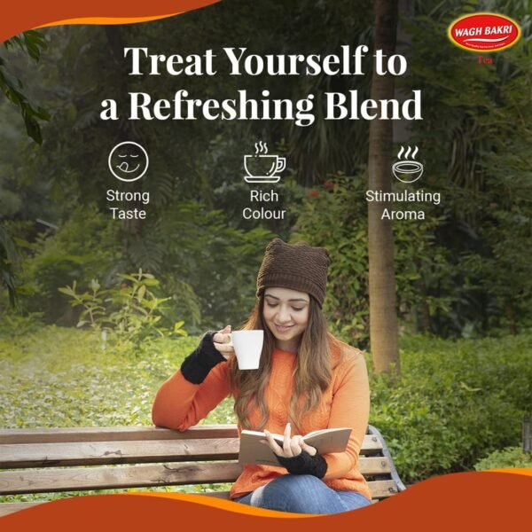 Wagh Bakri Premium Leaf Tea Pack, 1Kg, Assam