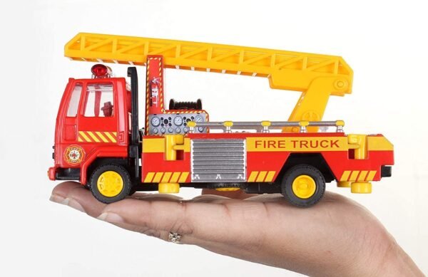 Centy Toys Fire Ladder Truck, Plastic, Yellow, Kid