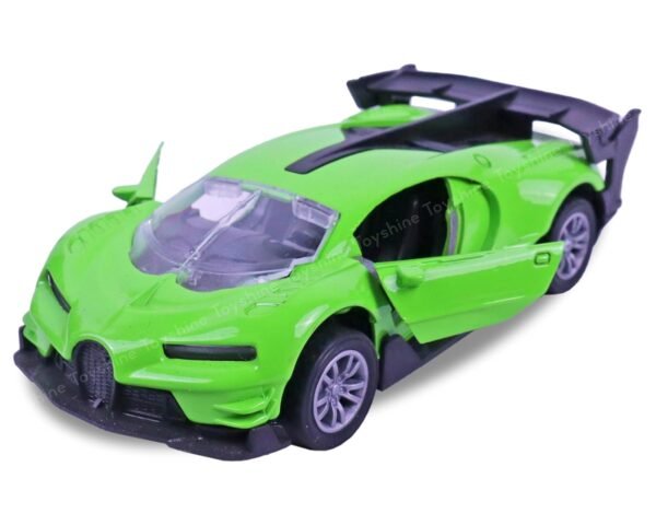 Toyshine 1:32 Scale Die Cast Racing Model Vehicle Toy Car with Pull Back Function Along with Opening Door Feature for Kids Boy Girl 3+, Green
