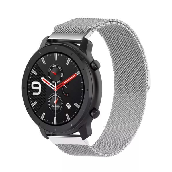 AONES Magnetic Loop Watch Strap Compatible for Noisefit Halo 2 Metal Chain SmartWatch Band