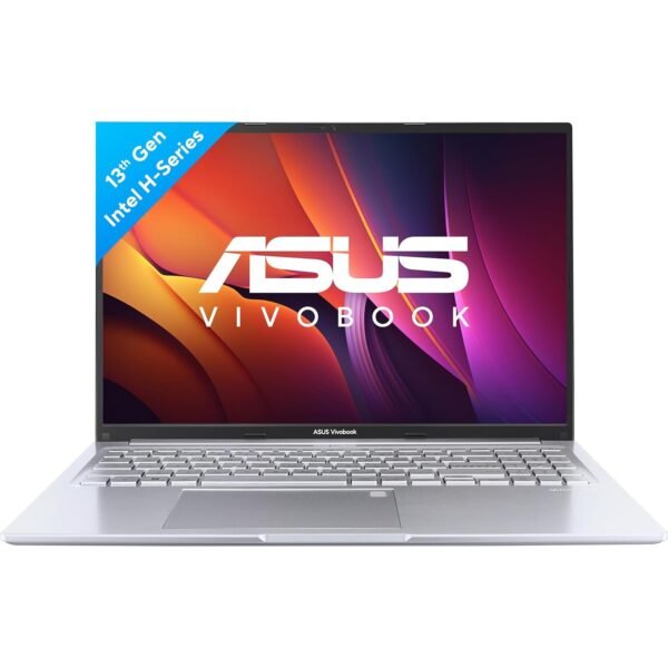 (Refurbished) ASUS Vivobook 16 (2023), Intel Core i5-13500H 13th Gen, 16" (40.64 cm) FHD+, Thin & Light Laptop (8GB/512GB SSD/Intel Iris Xᵉ/Win 11/Office 2021/Backlit KB/Fingerprint/Siver/1.88 kg), X1605VA-MB526WS