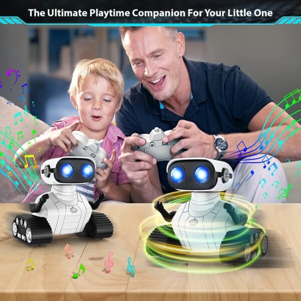 The Little Ones Remote Control Robot - Robot Toys,Dancing Robot Toy,Toys For Kids,Learning & Educational Robot Toy,robots for kids 4-12 Years Old,Best Gift For Boys & Girls,Toys[Ultimate Robot Friend]