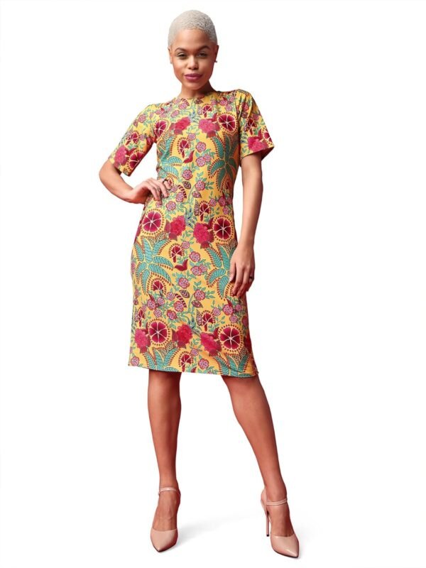 PURVAJA Women’s Bodycon Knee Length Dress (Wini-030-033)