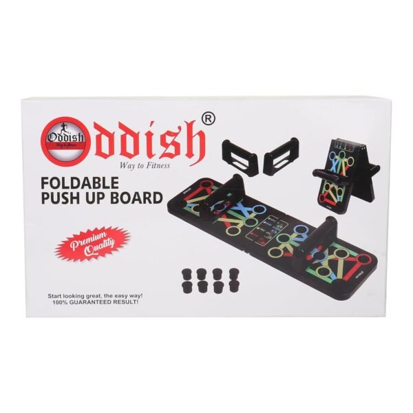 ODDISH ABS Pushup Board, 15 in 1 Push up board for men, push up bar, push up stand, pushup bars, gym equipment for men, excersing equipment, chest workout equipment - Training System for Men and Women