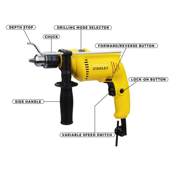 STANLEY SDH600 600W 13mm Impact Hammer Drill (SDH600-IN)