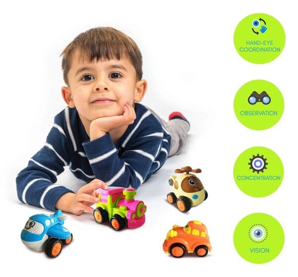 Prime Deals Unbreakable Pull Back Vehicles| Push and Go Crawling Toy for Kids & Children, Power Friction Cars for 3+ Years Old Boys|Girls.