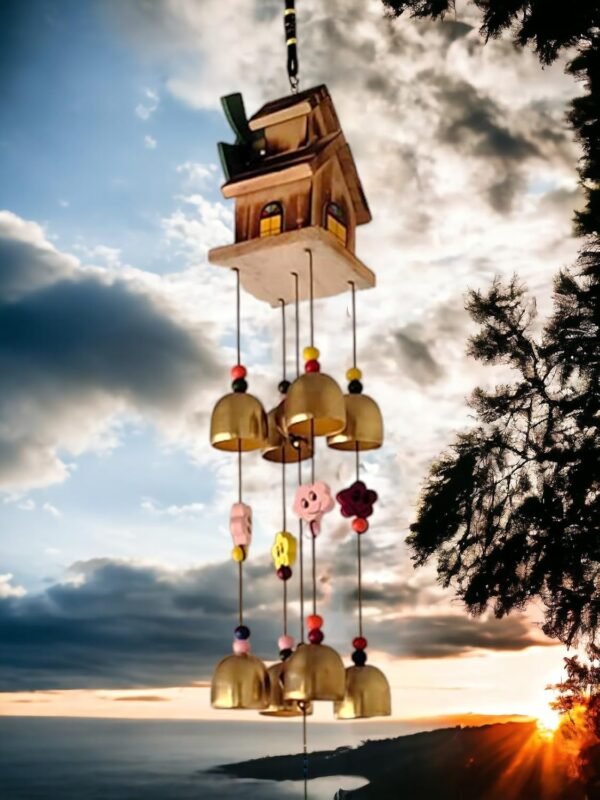 PARADIGM PICTURES fengshui Wind Chimes for Home Balcony Bedroom || Home Decoration Items (House Wind Chime)