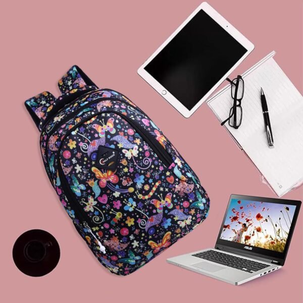 Half Moon Spring 35L School Bags For Boys/School Bag For Girls | Backpack For Men Or Backpack For Women | Water Resistant | 5 Zips Stylish And Trendy College Bag For Men & Women