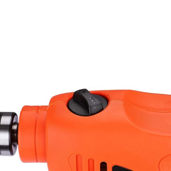 BLACK+DECKER HD400K50 550W 10mm Corded Non-Reversible Impact Drill Machine Kit for Home & DIY Use (50 Accessories Kitbox) for drilling Wood, Metal & Concrete, 1 Year Warranty, ORANGE & BLACK