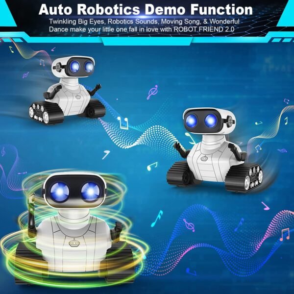 The Little Ones Remote Control Robot - Robot Toys,Dancing Robot Toy,Toys For Kids,Learning & Educational Robot Toy,robots for kids 4-12 Years Old,Best Gift For Boys & Girls,Toys[Ultimate Robot Friend]