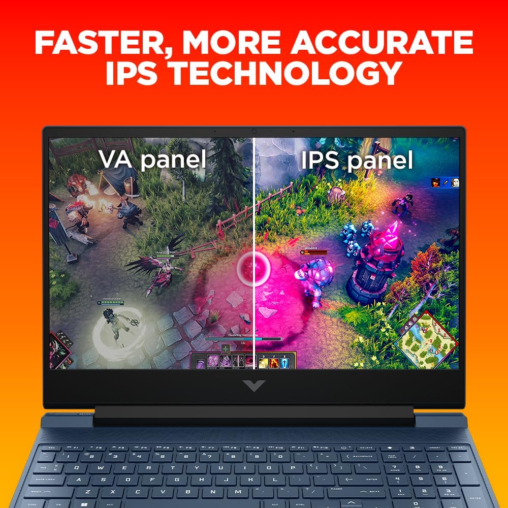 HP Victus Gaming Laptop,Windows 11 Home,AMD Ryzen 5 5600H,4Gb RTX 3050 Gpu,15.6-Inch (39.6 Cm),Fhd,IPS,144Hz,16Gb Ddr4,512Gb Ssd,Backlit Kb,B&O,9Ms Response Time,Dual Speakers (Blue,2.37 Kg),Fb0106Ax