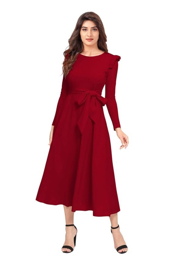 ILLI LONDON Women's A-LINE Maxi Dress