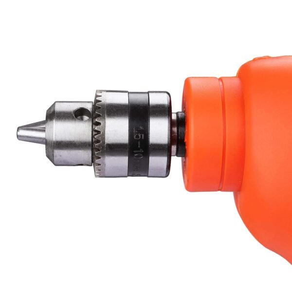 BLACK+DECKER HD400K50 550W 10mm Corded Non-Reversible Impact Drill Machine Kit for Home & DIY Use (50 Accessories Kitbox) for drilling Wood, Metal & Concrete, 1 Year Warranty, ORANGE & BLACK