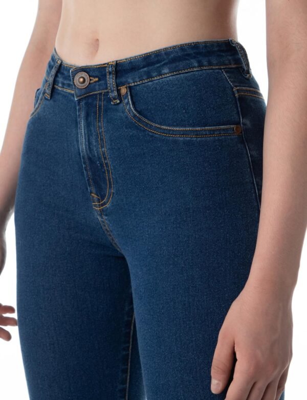 INKD Women's Slim Fit Jeans - Mid-Rise| Enzyme Wash and Classic 5 Pocket Styling