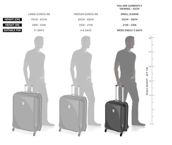 American Tourister Trolley Bag for Travel|Splash 55 Cms Polycarbonate Hardsided Small Cabin Luggage Bag|Speed_Wheel 8 Wheel Suitcase for Travel|Trolley Bag for Travelling, Coral/Teal
