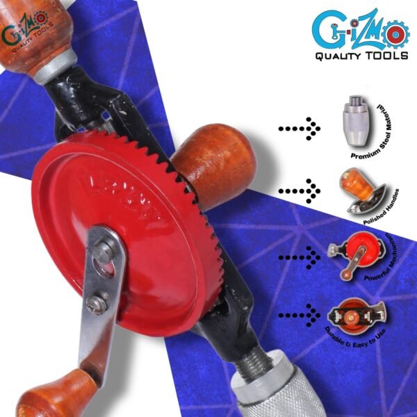GIZMO Heavy Duty Hand Drill Machine (1/4)