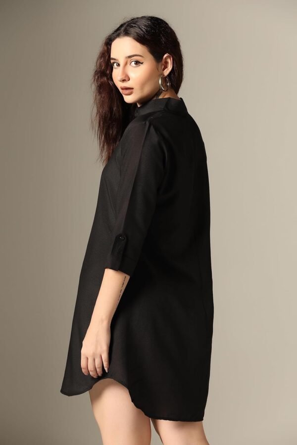 DHRUVI TRENDZ Women's Mid-Thigh Dress | One Piece Dress for Women | Dresses for Women | Trendi Dress for Women | Dress