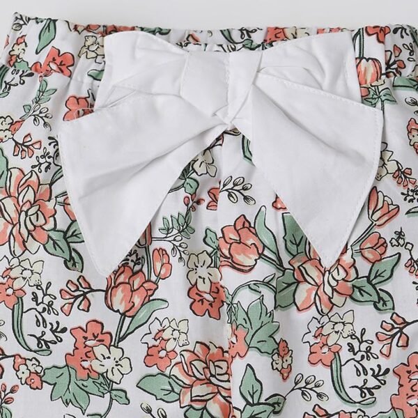 Fancy Fluff Baby Girls Regular Fit Full Bloom High Waist Trouser