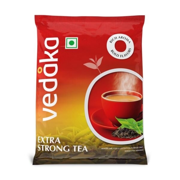 Amazon Brand - Vedaka Extra Strong Tea | 500 g | Kadak Chai | Bold & Aromatic