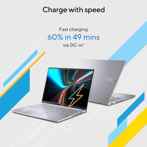 (Refurbished) ASUS Vivobook 16 (2023), Intel Core i5-13500H 13th Gen, 16" (40.64 cm) FHD+, Thin & Light Laptop (8GB/512GB SSD/Intel Iris Xᵉ/Win 11/Office 2021/Backlit KB/Fingerprint/Siver/1.88 kg), X1605VA-MB526WS