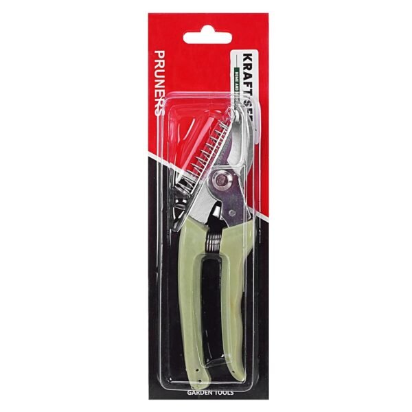 Kraft Seeds by 10CLUB Pruning Shear Cutter - 1 Pc (Bypass Iron Pruner) | All Purpose Garden Tool with Smart Lock | Plant Cutter for Home Garden | Wood Branch Trimmer | Grass Cutting Accessories