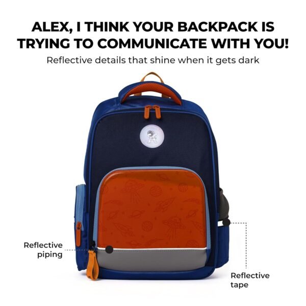 MOKOBARA The Campfire Backpack - Lightweight Water-Resistant School Backpack for Kids (6-8 Years) with Magicmove Logo and Reflective Stripe|Ideal for Travel, and Outdoor Adventures